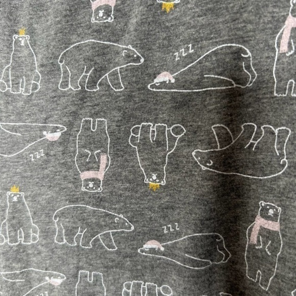 Jenni intimates I'd rather be sleeping cozy spell out pajama 2 piece set XL - Picture 7 of 10
